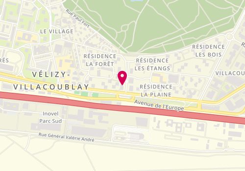 Plan de Nat-Tif, 37 place Louvois, 78140 Vélizy-Villacoublay