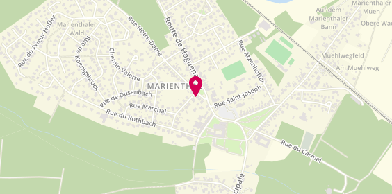 Plan de Carmen Espace Coiffure, 5 Rue Notre Dame Marienthal, 67500 Haguenau