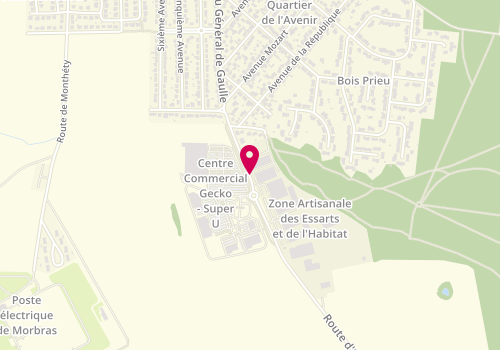 Plan de Saint Algue, Centre Commercial Gecko Route Ozoir, 77680 Roissy-en-Brie