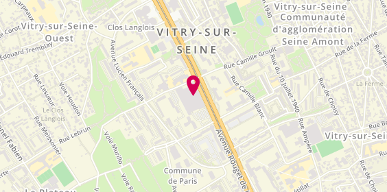 Plan de Les Wags de Paris, 34 avenue Youri Gagarine, 94400 Vitry-sur-Seine