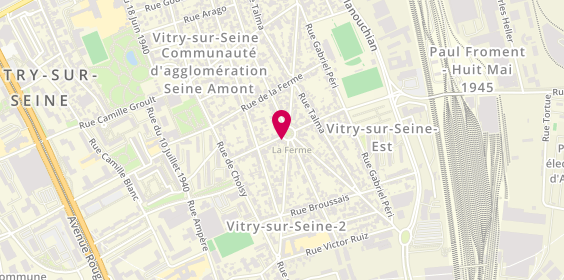 Plan de Vitry New Look, 17 Pl. Paul Froment, 94400 Vitry-sur-Seine
