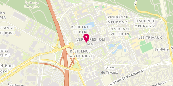 Plan de Ymd Coiffure Beaute, 6 Square des Colonnes, 92360 Meudon