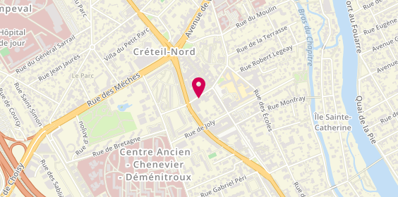 Plan de Quick Coiffure, 13 Rue d'Estienne d'Orves, 94000 Créteil