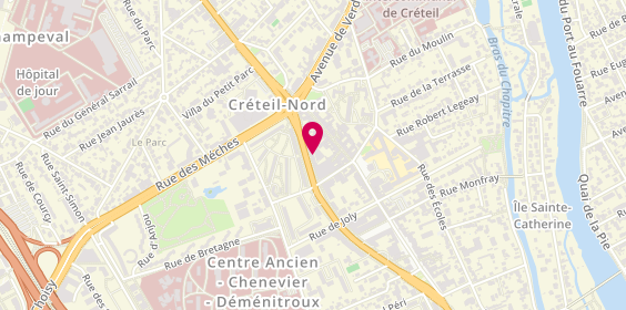 Plan de Le premium barber shop, 25 avenue Pierre Brossolette, 94000 Créteil
