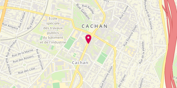Plan de Chetioui, 29 Rue Camille Desmoulins, 94230 Cachan