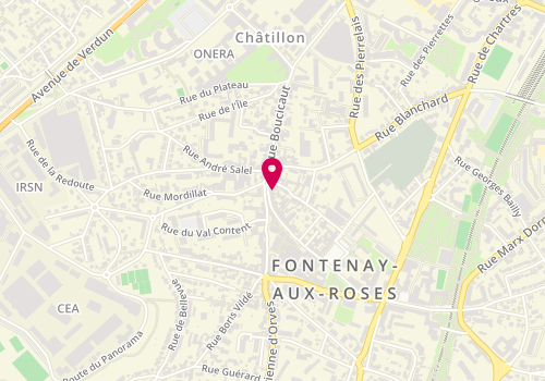 Plan de Chez Julie, 110 Rue Boucicaut, 92260 Fontenay-aux-Roses