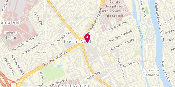 Plan de Studio 21 Coiffure, 9 Rue du Général Leclerc, 94000 Créteil