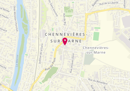 Plan de Chennevières Coiffure, 47 Rue du Général de Gaulle, 94430 Chennevières-sur-Marne