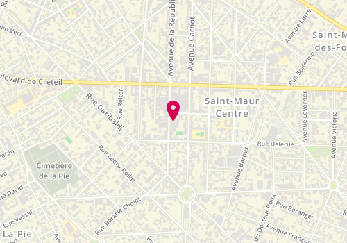 Plan de SAS Ajjl, 15 Rue Baratte Cholet, 94100 Saint-Maur-des-Fossés
