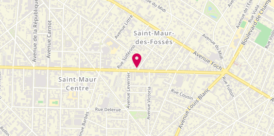 Plan de Amandine Coiffure, 24 Rue Garnier Pagès, 94100 Saint-Maur-des-Fossés