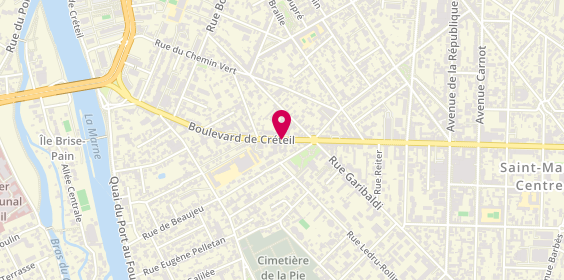 Plan de Lucky's Barber, 54 Boulevard Créteil, 94100 Saint-Maur-des-Fossés