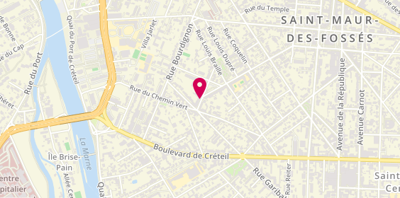 Plan de L’ EDEN, 20 Rue Dussault, 94100 Saint-Maur-des-Fossés