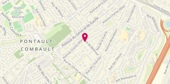 Plan de HERIQUE Naoual, 34 Rue de Bellevue, 77340 Pontault-Combault