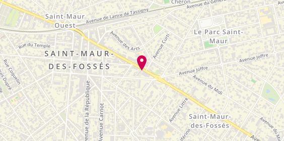 Plan de Le Salons Foch, 40 avenue Foch, 94100 Saint-Maur-des-Fossés