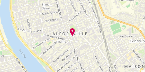Plan de Les Ciseaux Bleus, 16 Rue Jules Cuillerier, 94140 Alfortville