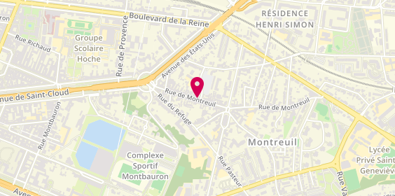 Plan de Saint Algue, 33 Rue de Montreuil, 78000 Versailles