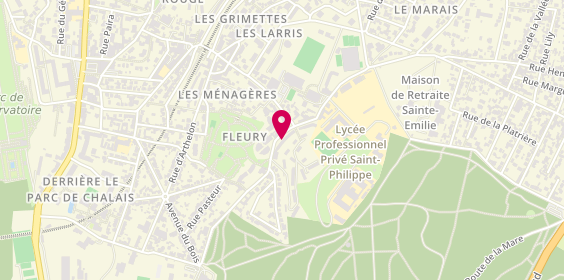 Plan de L' Accroche Cœur coiffure, 5 Rue de Rushmoor, 92190 Meudon