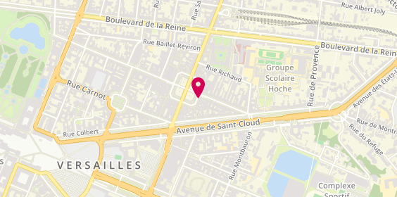 Plan de Coiffure des Halles, 8 Rue André Chénier, 78000 Versailles