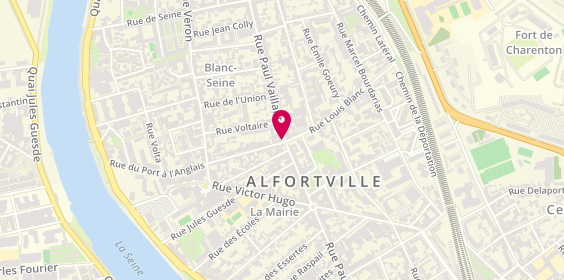Plan de Franck Provost, 150 Rue Paul Vaillant Couturier, 94140 Alfortville