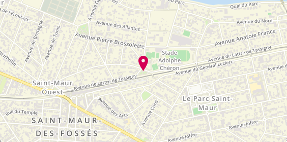 Plan de Salon du Parc, 13 avenue Charles de Gaulle, 94100 Saint-Maur-des-Fossés