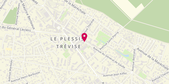 Plan de BS Coiffure, 27 Bis Avenue General de Gaulle, 94420 Le Plessis-Trévise