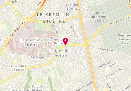 Plan de Coiffure Karim, 1 Rue de Verdun-Lazare Ponticelli, 94270 Le Kremlin-Bicêtre