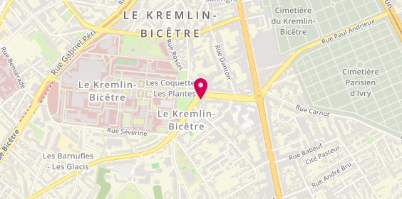 Plan de BEASSE Josiane, 1 Rue Verdun, 94270 Le Kremlin-Bicêtre