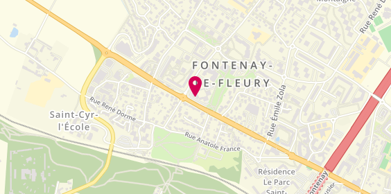 Plan de So'coiff, 1 Sq. Antoine Watteau, 78330 Fontenay-le-Fleury