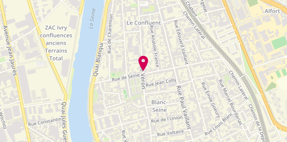 Plan de Coiffure Frank, 105 Rue Véron, 94140 Alfortville
