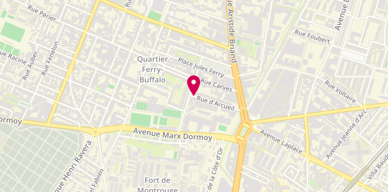 Plan de ALIX Sébastien, 16 Rue Arcueil, 92120 Montrouge