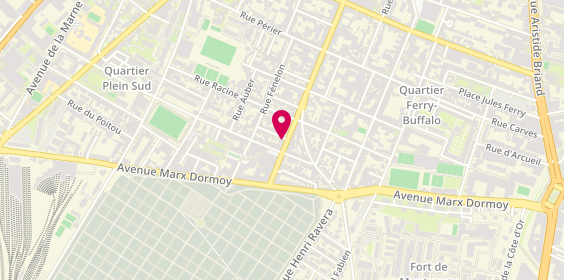 Plan de Tchip Coiffure, 154 avenue de la République, 92120 Montrouge