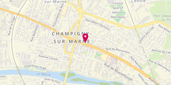Plan de Tchip, 51 Rue Louis Talamoni, 94500 Champigny-sur-Marne