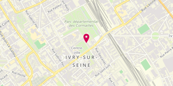 Plan de Ruby Hair, 70 Bis Av. Georges Gosnat, 94200 Ivry-sur-Seine