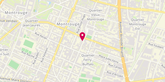 Plan de GUISSOUS Lahcene, 108 Avenue Henri Ginoux, 92120 Montrouge