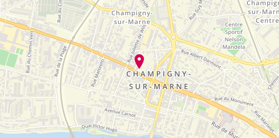 Plan de My Coiffure, 77 Rue Jean Jaurès, 94500 Champigny-sur-Marne