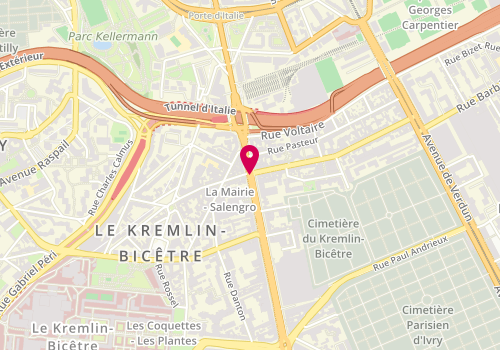 Plan de JN Coiffure Esthétique, 21 Avenue Fontainebleau, 94270 Le Kremlin-Bicêtre