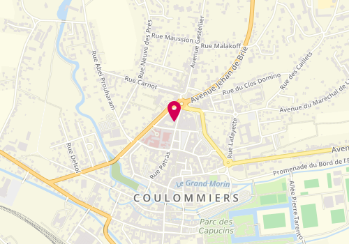 Plan de Styl'line Coiffure, 15 Rue du Dr René Arbeltier, 77120 Coulommiers