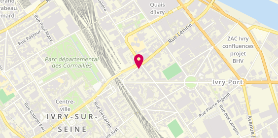 Plan de Florence coiffure, 3 Rue de la Gare, 94200 Ivry-sur-Seine