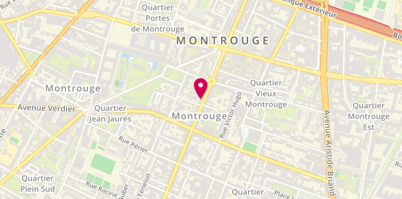 Plan de M Coiffure, 72 avenue de la République, 92120 Montrouge