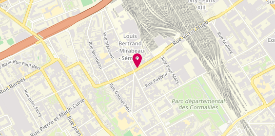 Plan de Alexas Coiffure, 100 Rue Victor Hugo, 94200 Ivry-sur-Seine