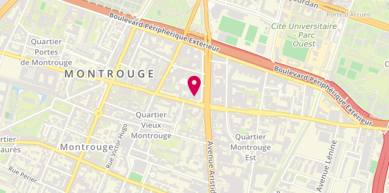 Plan de Angela. C, 12 Rue Théophile Gautier, 92120 Montrouge