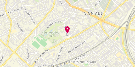 Plan de Rami Coiffure, 9 Rue Falret, 92170 Vanves