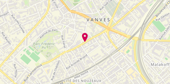 Plan de Coiffure Beauté, 25 Rue Raymond Marcheron, 92170 Vanves