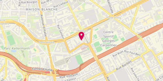 Plan de Choisy Coiffure, 117 Boulevard Masséna, 75013 Paris