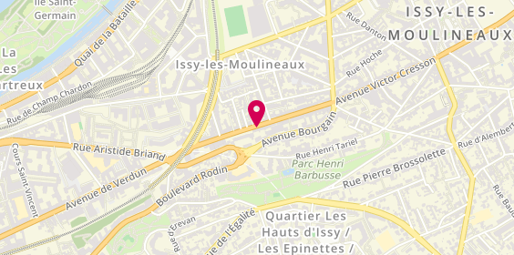 Plan de Coiffeur Dyali Style, 51 avenue Victor Cresson, 92130 Issy-les-Moulineaux