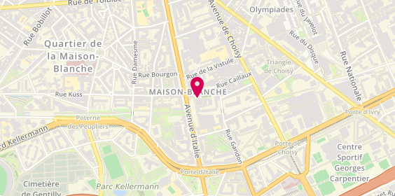 Plan de Miss & Men Coiffure, 31 Rue Caillaux, 75013 Paris