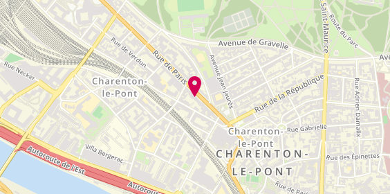 Plan de Jean Louis David, 95 Rue de Paris, 94220 Charenton-le-Pont