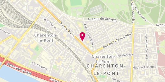 Plan de David et Stéphanie Coiffure, 1 avenue Anatole France, 94220 Charenton-le-Pont
