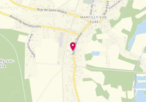 Plan de Id Coiff, 45 Route de Dreux, 27810 Marcilly-sur-Eure