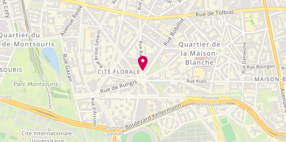 Plan de Michel, le Garçon Coiffeur, 104 Rue Bobillot, 75013 Paris